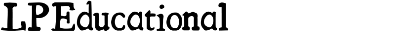 LPEducational Font
