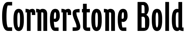 Cornerstone Bold Font
