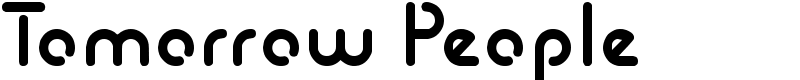 Tomorrow People Font