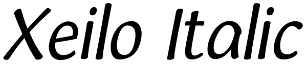 Xeilo Italic Font