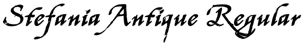 Stefania Antique Regular Font