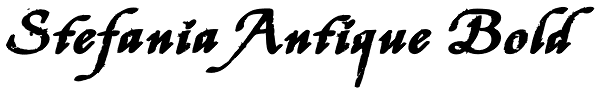 Stefania Antique Bold Font