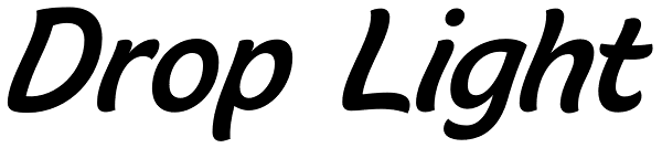 Drop Light Font