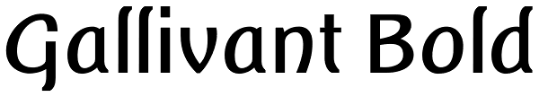 Gallivant Bold Font
