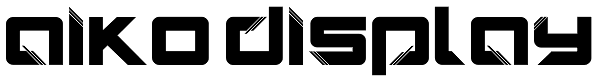 AIKO Display Font