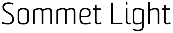 Sommet Light Font