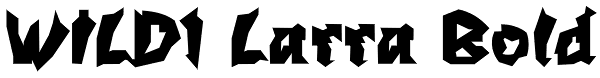 WILD1 Larra Bold Font