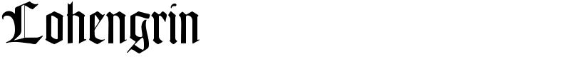 Lohengrin Font