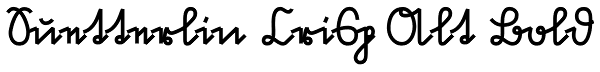 Suetterlin Crisp Alt Bold Font