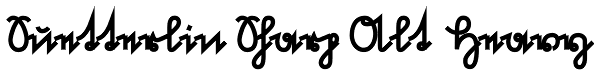Suetterlin Sharp Alt Heavy Font