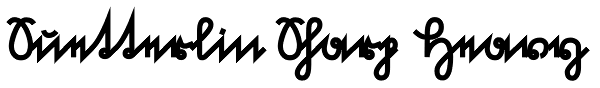 Suetterlin Sharp Heavy Font