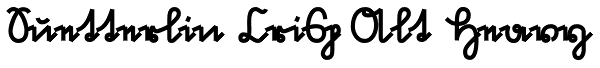Suetterlin Crisp Alt Heavy Font
