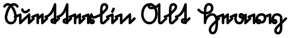 Suetterlin Alt Heavy Font