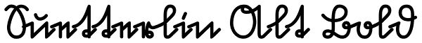 Suetterlin Alt Bold Font