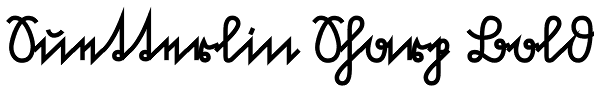 Suetterlin Sharp Bold Font