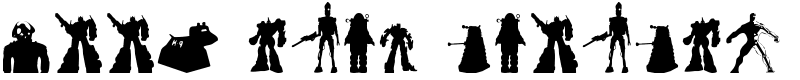 Look sir, droids! Font