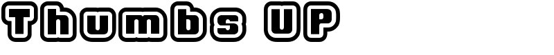 Thumbs UP Font