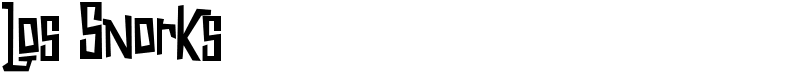 Los Snorks Font