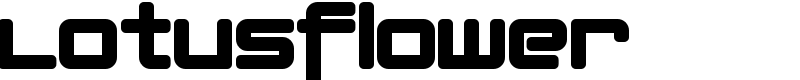 Lotusflower Font