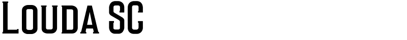 Louda SC Font