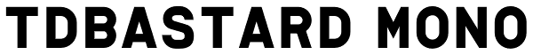 tdBastard Mono Font