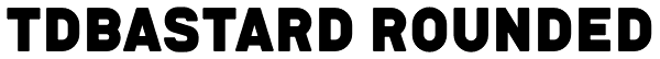 tdBastard Rounded Font