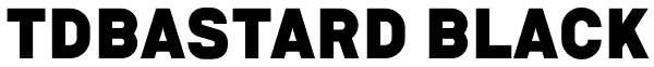 tdBastard Black Font