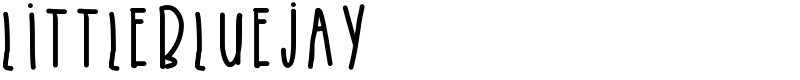 LittleBlueJay Font