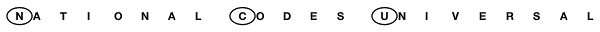National Codes Universal Font