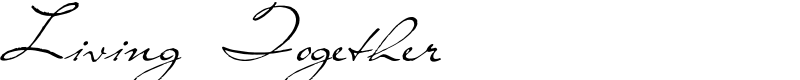 Living Together Font