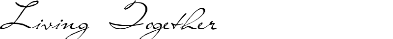 Living Together Font