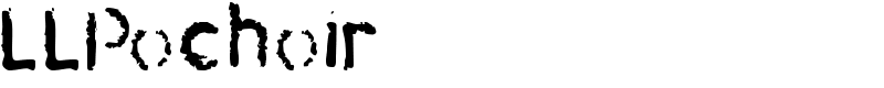 LLPochoir Font