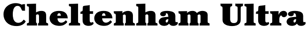 Cheltenham Ultra Font