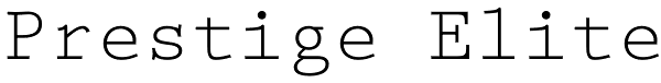 Prestige Elite Font
