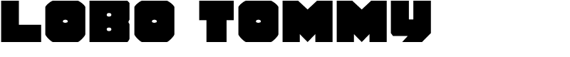 Lobo Tommy Font
