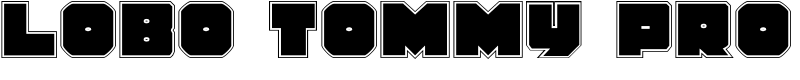 Lobo Tommy Pro Font