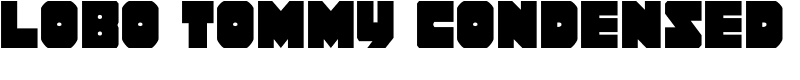 Lobo Tommy Condensed Font