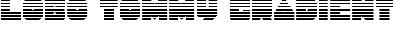 Lobo Tommy Gradient Font