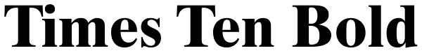 Times Ten Bold Font