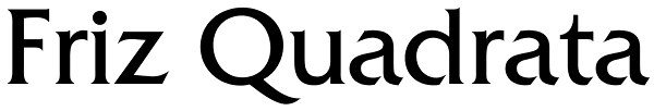 Friz Quadrata Font