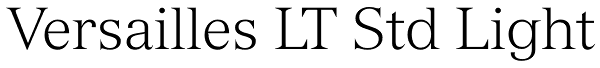 Versailles LT Std Light Font