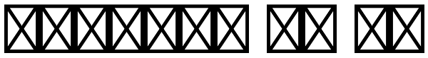 Warning LH Pi Font