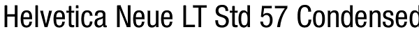 Helvetica Neue LT Std 57 Condensed Font