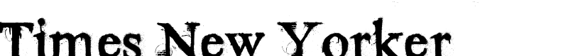 Times New Yorker Font