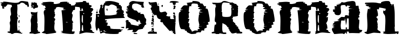 TimesNoRoman Font