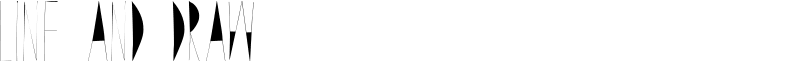 Line and Draw Font