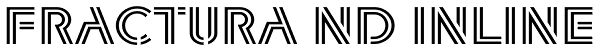 Fractura ND Inline Font