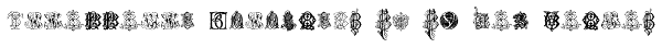 Intellecta Monograms BH-BZ New Series Font