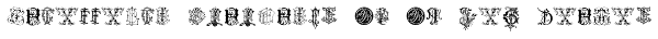 Intellecta Monograms FA-FZ New Series Font