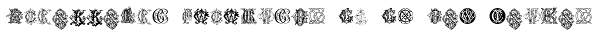 Intellecta Monograms CB-CZ New Series Font